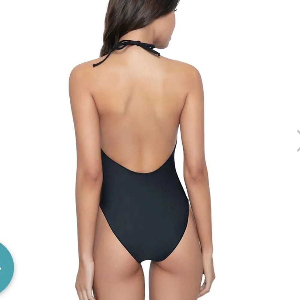 NWT PQ Mid High Neck Lace One Piece Swimsuit - Picture 15 of 15